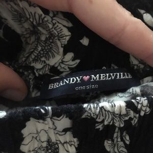 Brandy Melville floral linen pants